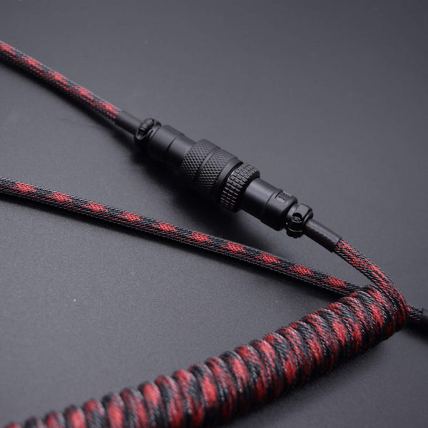 mechcables black widow custom keyboard cable