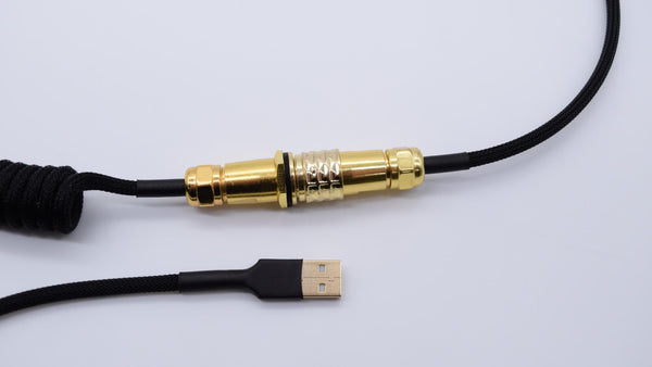 Black & Gold SF12 mechanical keyboard cable