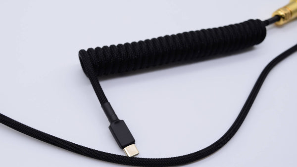 Black & Gold SF12 mechanical keyboard cable