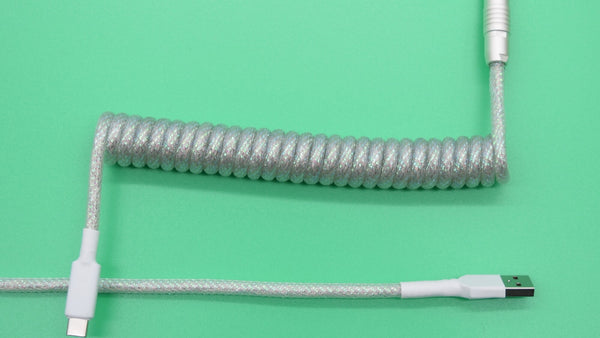 Crystal Pearl Custom mechanical keyboard cable