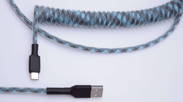 Turquoise keyboard cable