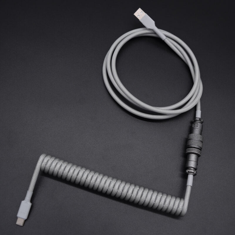 Stealth Gray Coiled Aviator Cable – Mechcables