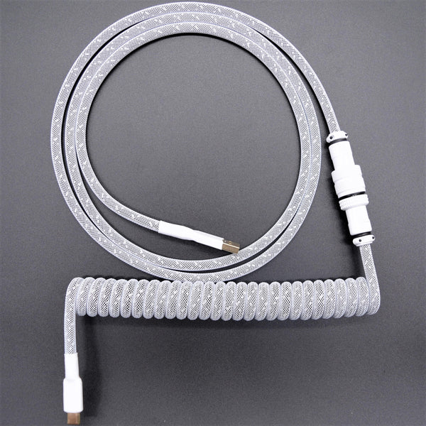 Mechcables Blizzard white and black keyboard cable