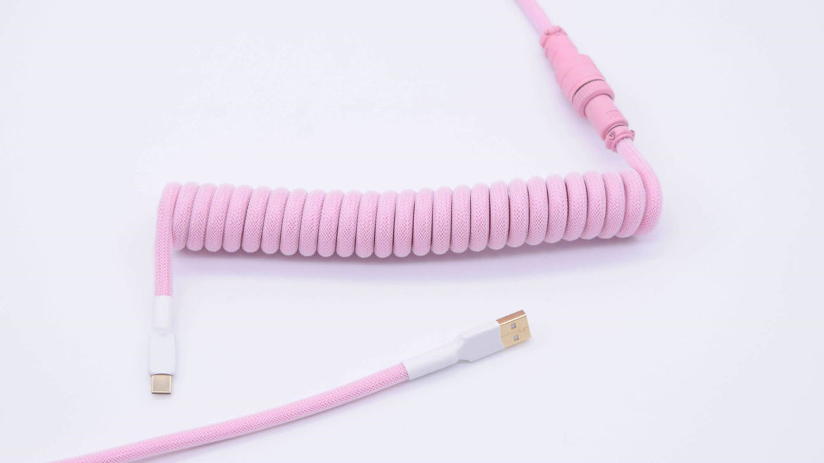 じゃらじゃら  ヘアゴム  ゴージャスピンク♡ JUMBO Sakura Aviator Cable – Mechcables