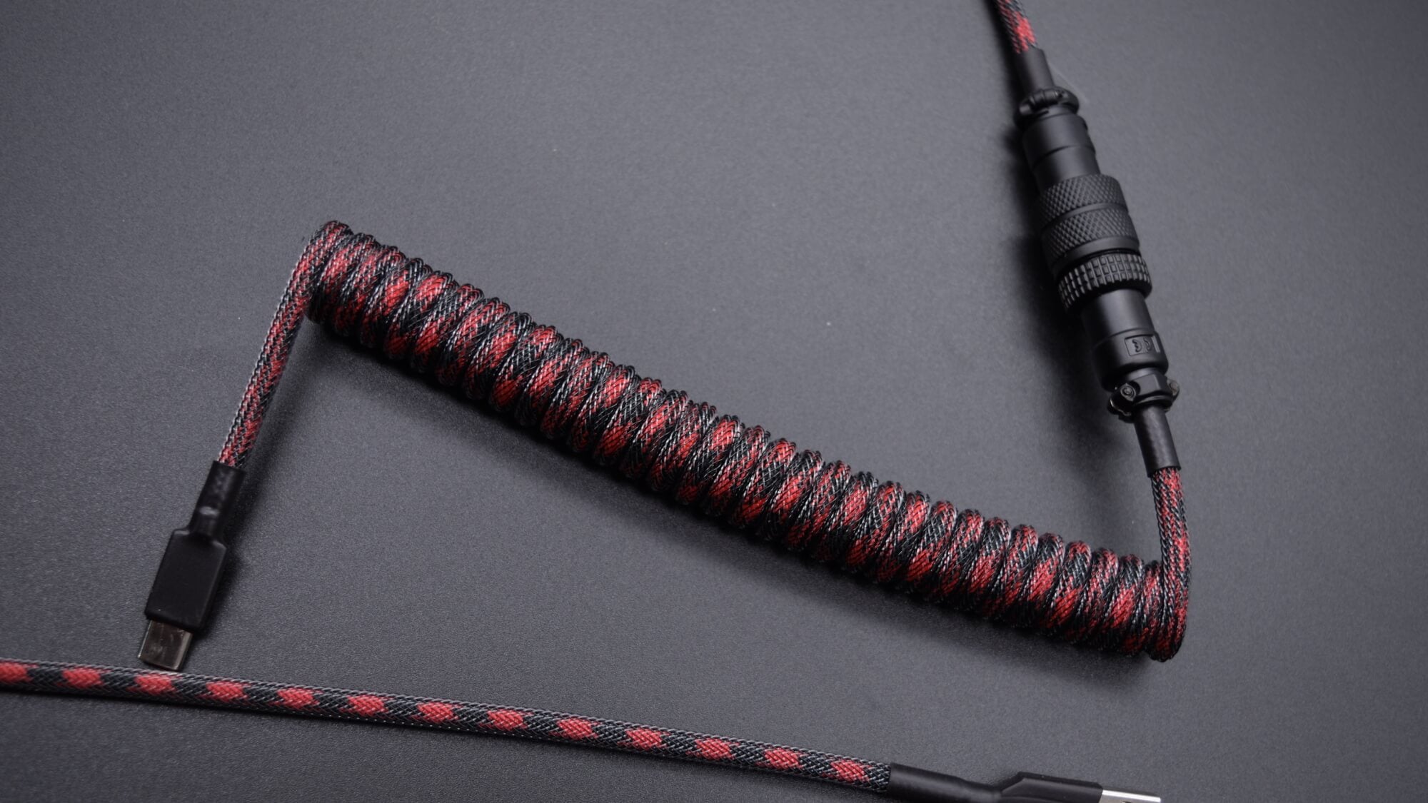 mechcables black widow custom keyboard cable