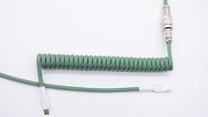 Botanical Green Mechanical Keyboard Cable