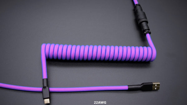 Laser Themed Coiled Aviator Cable