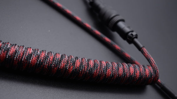 mechcables black widow custom keyboard cable