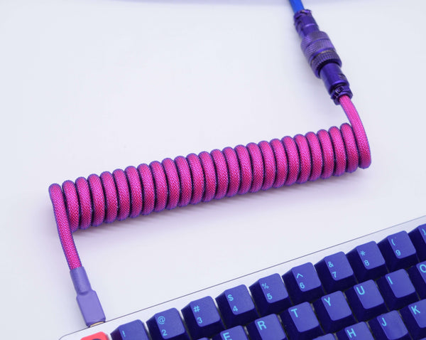 Laser themed mechanical keyboard cable