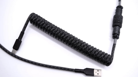 Black white coiled aviator keyboard cable reddit