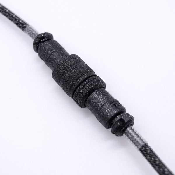 Coiled aviator keyboard cable