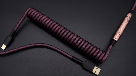 Custom Built USB Coiled Cable