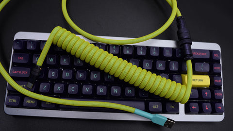 Nebula Custom Keyboard Cable With Metallic Rainbow PVD Style Coated Aviator  Made to Order USB Cable for Mechanical Keyboards -  Canada