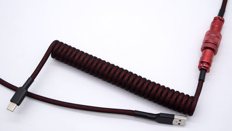 Reddit black and red keyboard cable