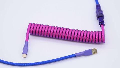 Laser themed mechanical keyboard cable