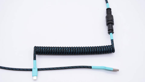 Turquoise keyboard cable