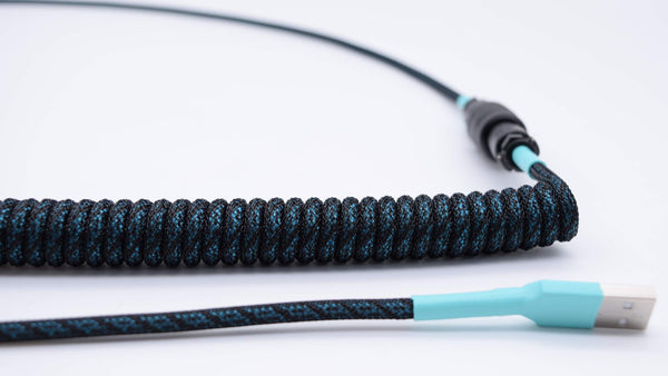 Turquoise keyboard cable
